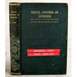 Social Control of Business